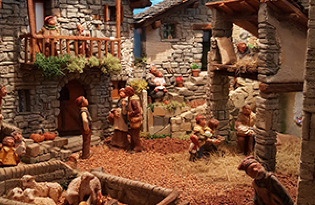 Pessebristes amb samarra