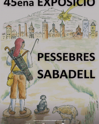 Cartell de la 45 ena Exposició de Pessebre