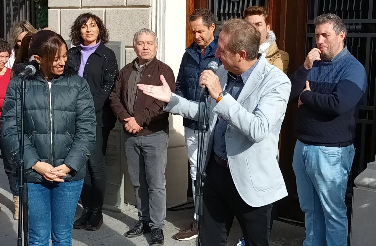 Inaugurem el pessebre de la ciutat. Amb la presència de les autoritats de l´Ajuntament de Sabadell.