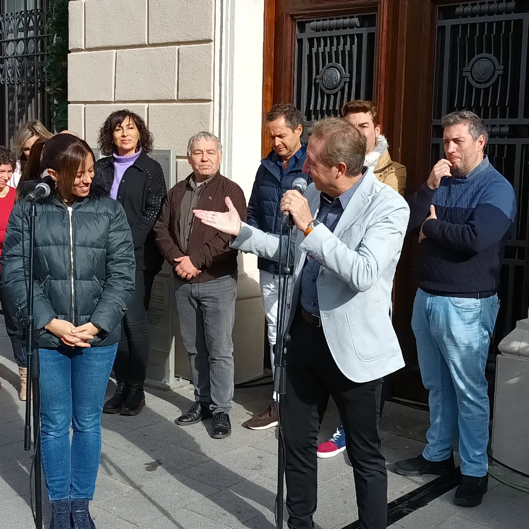 Inaugurem el pessebre de la ciutat. Amb la presència de les autoritats de l´Ajuntament de Sabadell.