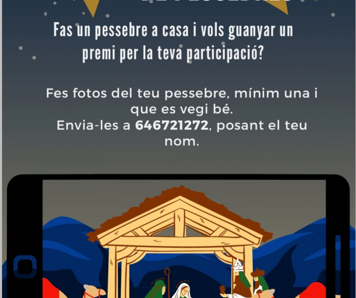 Podeu passar a buscar el vostre regal per haver participat al 95º Concurs de pessebres de Sabadell
