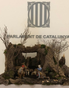 Ahir Marta Farres va parlar del Nadal i el pessebre de la ciutat amb Ricard Ustrell i Àngel Llàcer