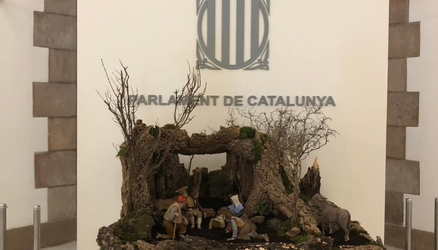 El Parlament de Catalunya decideix no exposar el pessebre per Nadal