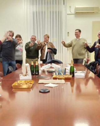 Ahir l´Ajuntament de Sabadell va fer una recepciò oficial a l´Agrupaciò Pessebriste de Sabadell en agraïment per la feina feta en el projecta del pessebre de la ciutat.