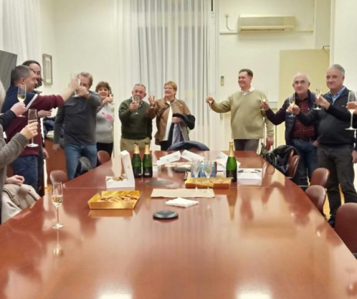 Ahir l´Ajuntament de Sabadell va fer una recepciò oficial a l´Agrupaciò Pessebriste de Sabadell en agraïment per la feina feta en el projecta del pessebre de la ciutat.